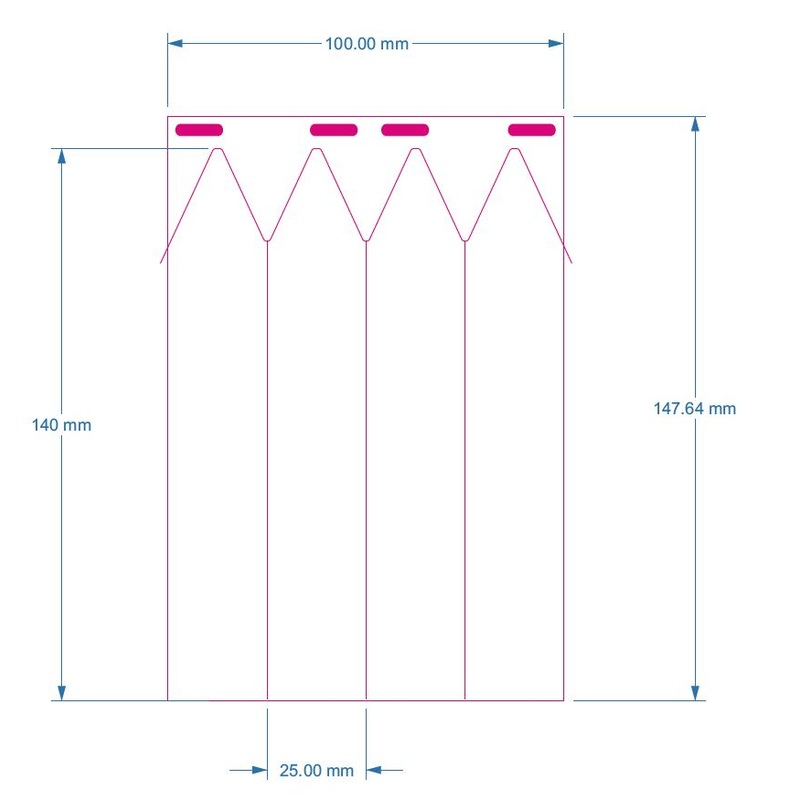 140mm x 25mm Stick-In Plant Tag – 300 Micron