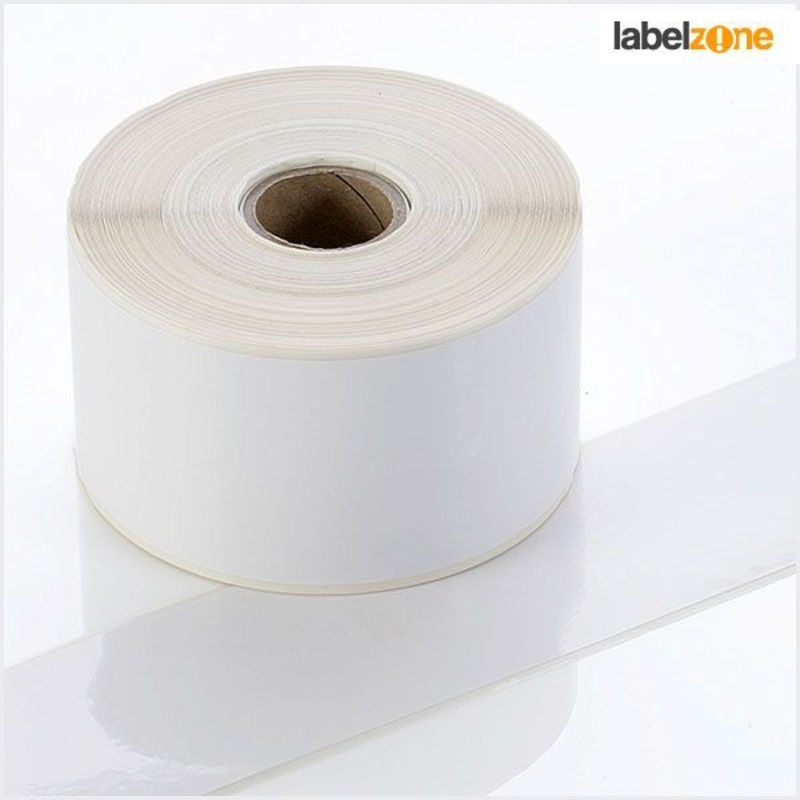 Q-PP050WT – White Continuous Self-Adhesive Tape – Permanent Adhesive – 50mm wide