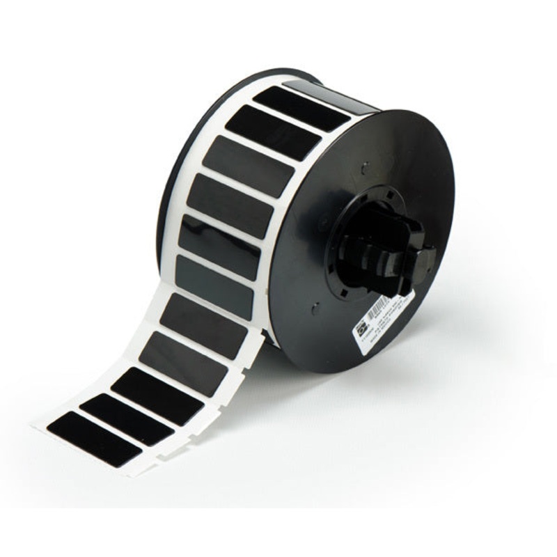 B30EP-172-593-BK – Black Brady BBP33 Raised Profile Labels – Engraved Plate Substitutes – Rectangular Style