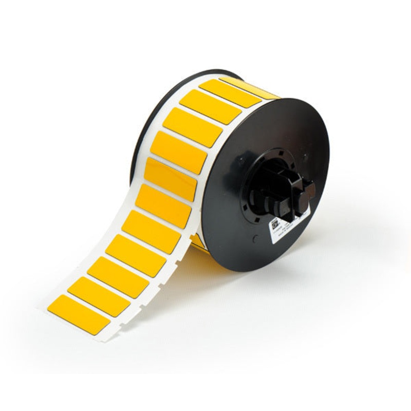 B30EP-172-593-YL – Yellow Brady BBP33 Raised Profile Labels – Engraved Plate Substitutes – Rectangular Style