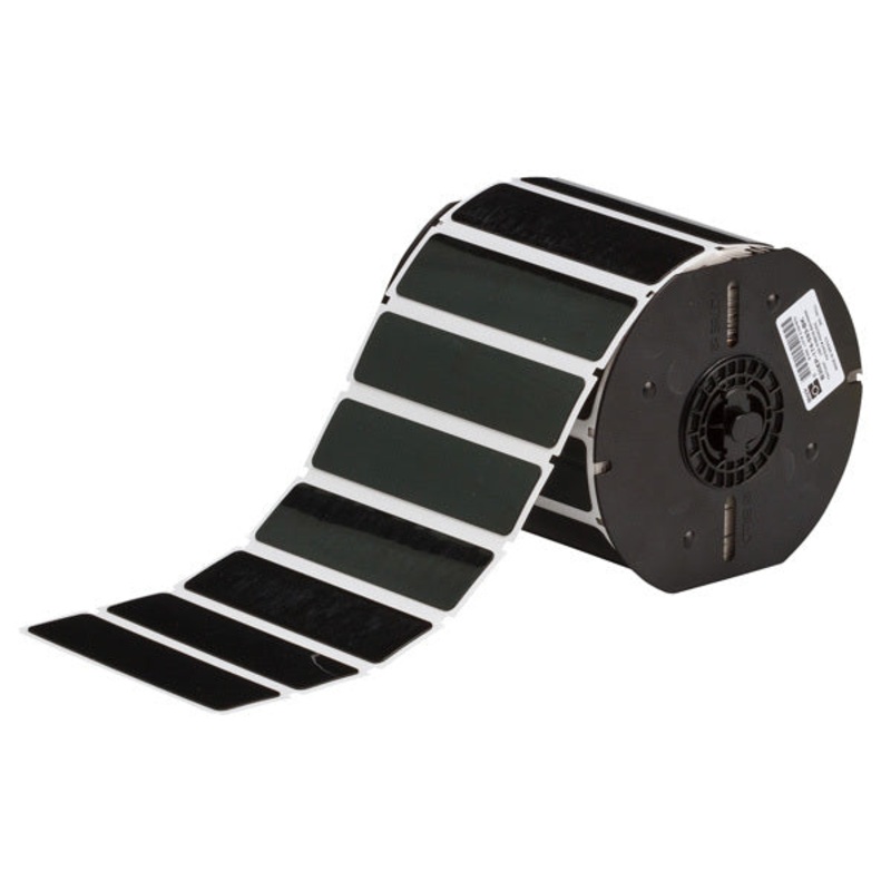 B30EP-174-593-BK – Black Brady BBP33 Raised Profile Labels – Engraved Plate Substitutes – Rectangular Style
