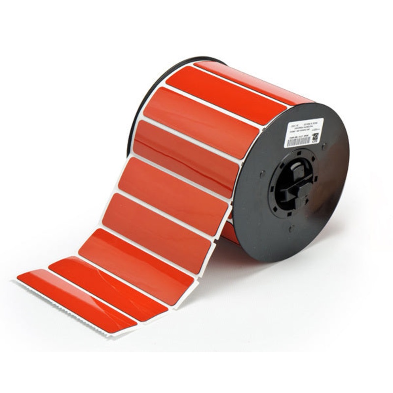 B30EP-174-593-RD – Red Brady BBP33 Raised Profile Labels – Engraved Plate Substitutes – Rectangular Style