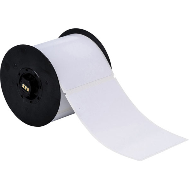 B30-25-595-BLNKWT – White Brady BBP33 Outdoor Grade Vinyl Labels 101 mm x 152 mm