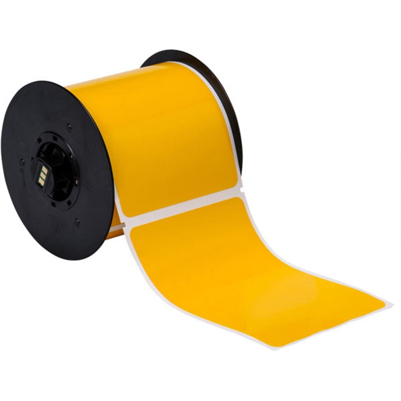 B30-25-595-BLNKYL – Yellow Brady BBP33 Outdoor Grade Vinyl Labels 101 mm x 152 mm