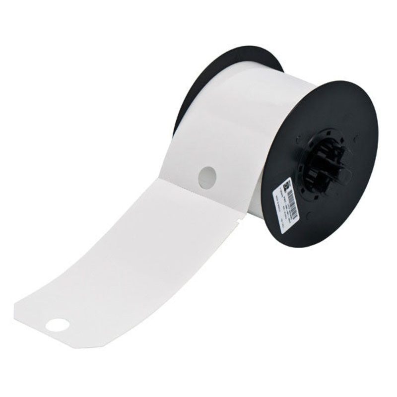 B30C-255-551-WHT – White Brady BBP33 Non-Adhesive Pre-Cut Safety Tags