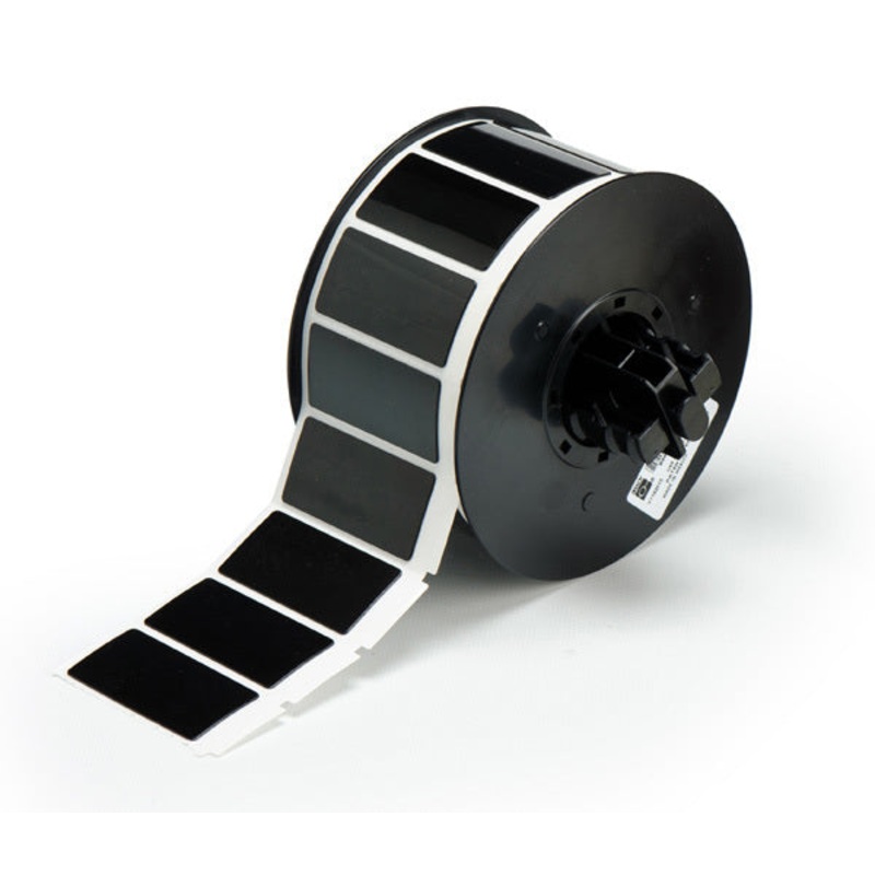 B30EP-173-593-BK – Black Brady BBP33 Raised Profile Labels – Engraved Plate Substitutes – Rectangular Style