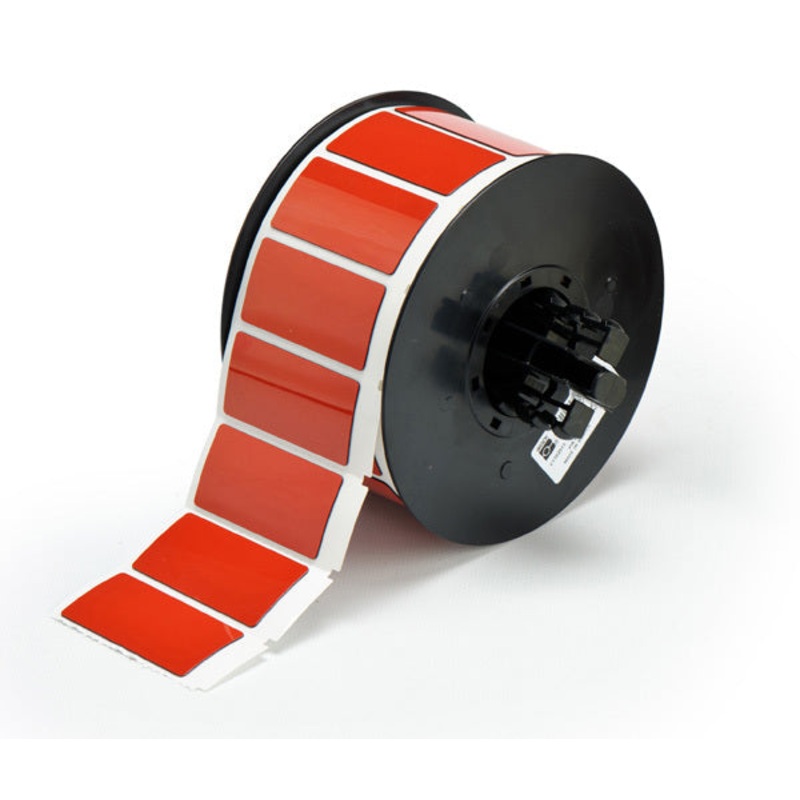 B30EP-173-593-RD – Red Brady BBP33 Raised Profile Labels – Engraved Plate Substitutes – Rectangular Style