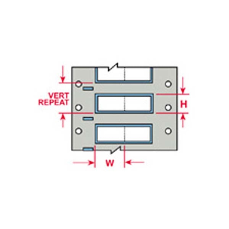 PS-094-2-WT-S Brady IP Printer Heat-Shrink Polyolefin Labels