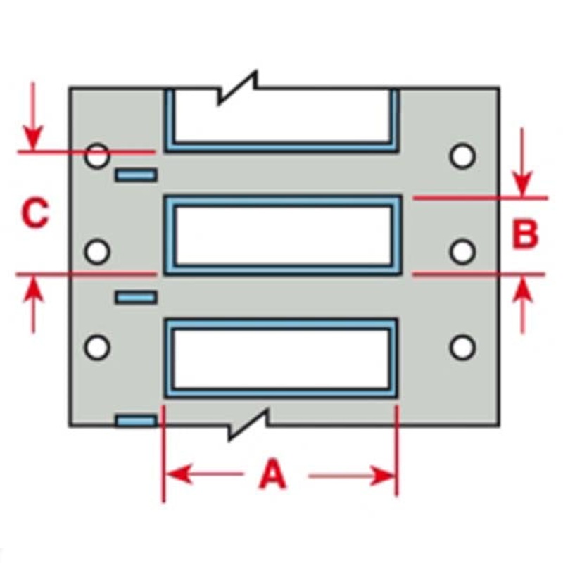 PS-125-2-WT Brady IP Printer Heat-Shrink Polyolefin Labels