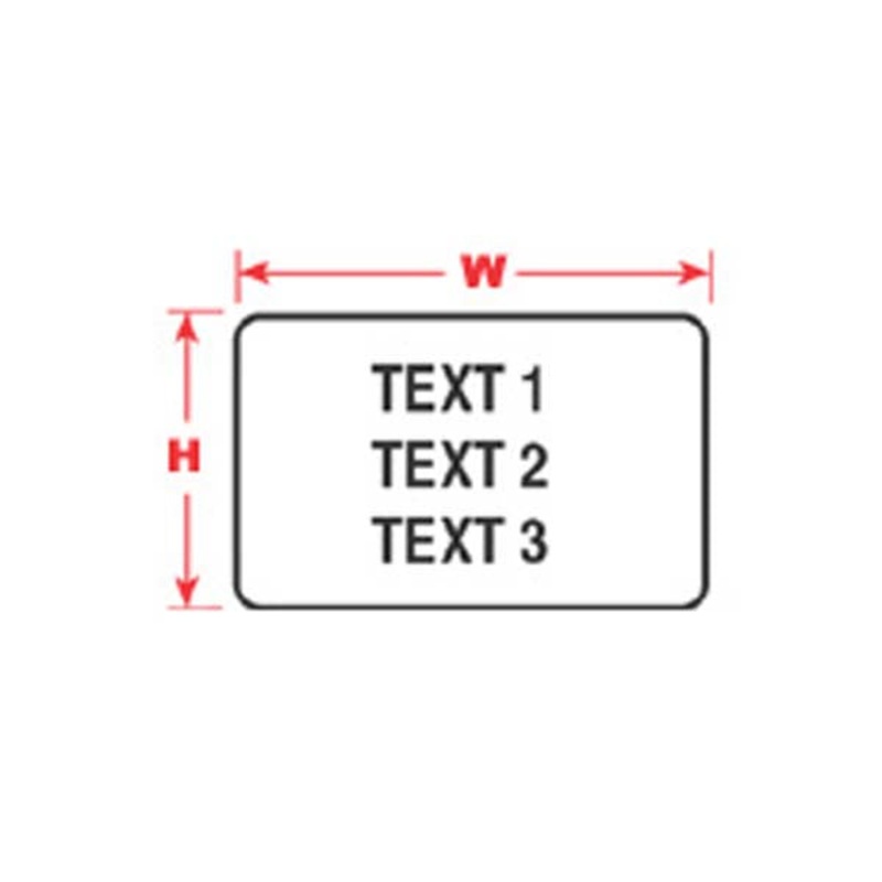 THT-141-488-3 Brady IP Printer High-Performance Polyester Labels