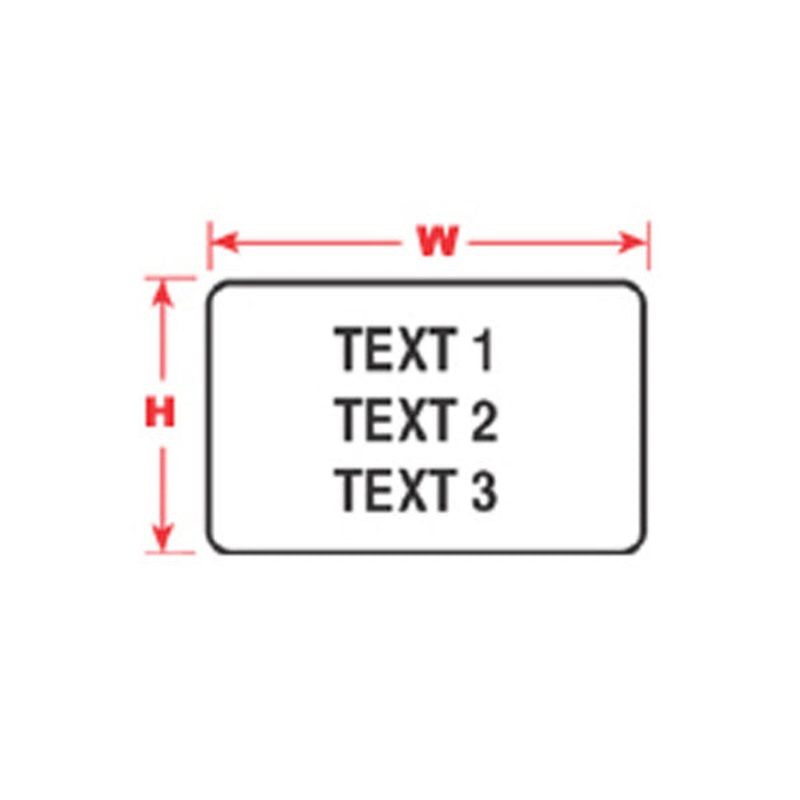 THT-142-423-2.5 Brady IP Printer Permanent Polyester Labels