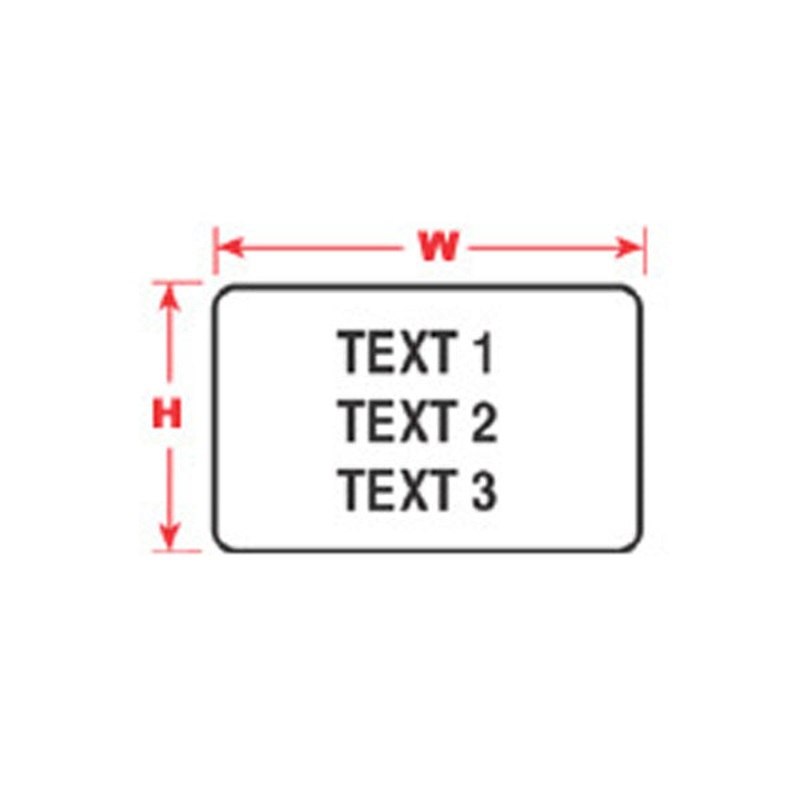 THT-155-490-3 Brady IP Printer Freezerbondz Polyester Labels