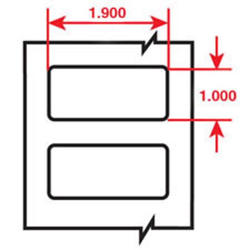 THT-156-490-3 Brady IP Printer Freezerbondz Polyester Labels