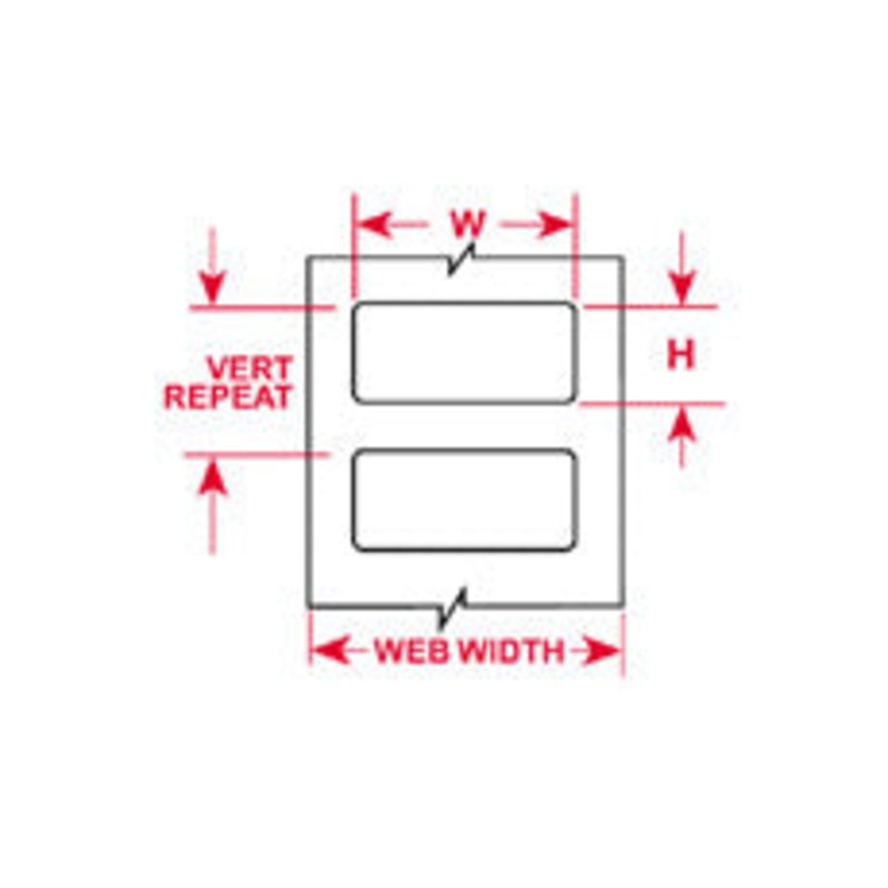 THT-17-422-3 Brady IP Printer Permanent Polyester Labels