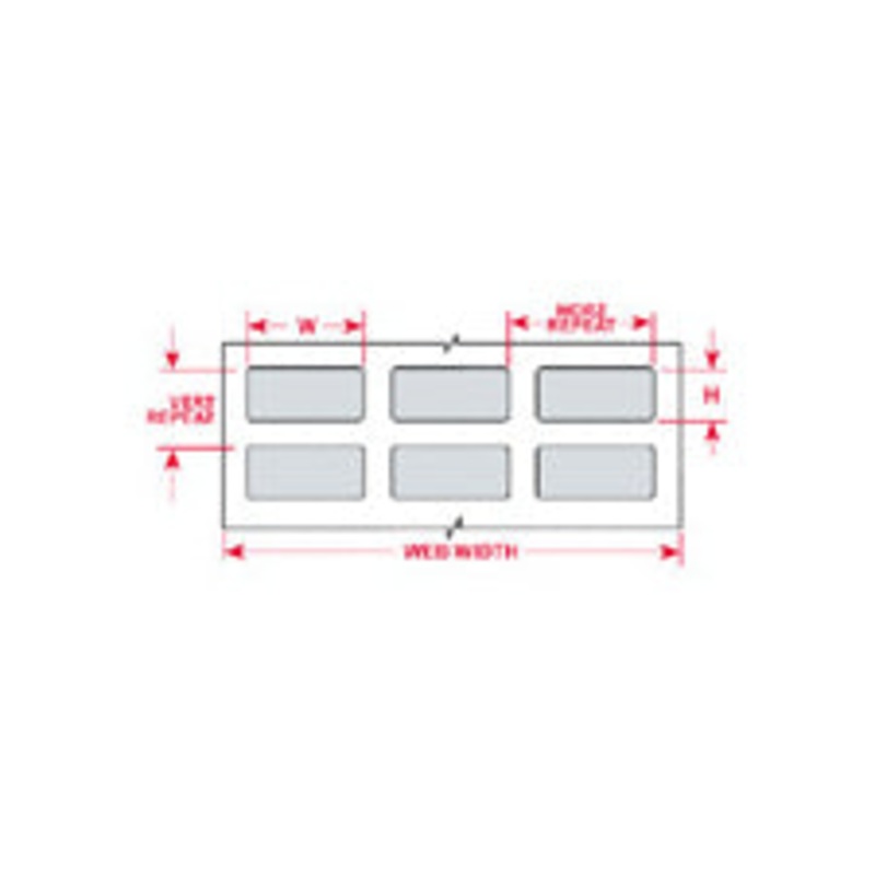 THT-5-438-10 Brady IP Printer Tamper-Evident Metallised Polyester Labels