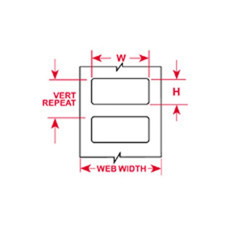 THT-7-422-3 Brady IP Printer Permanent Polyester Labels