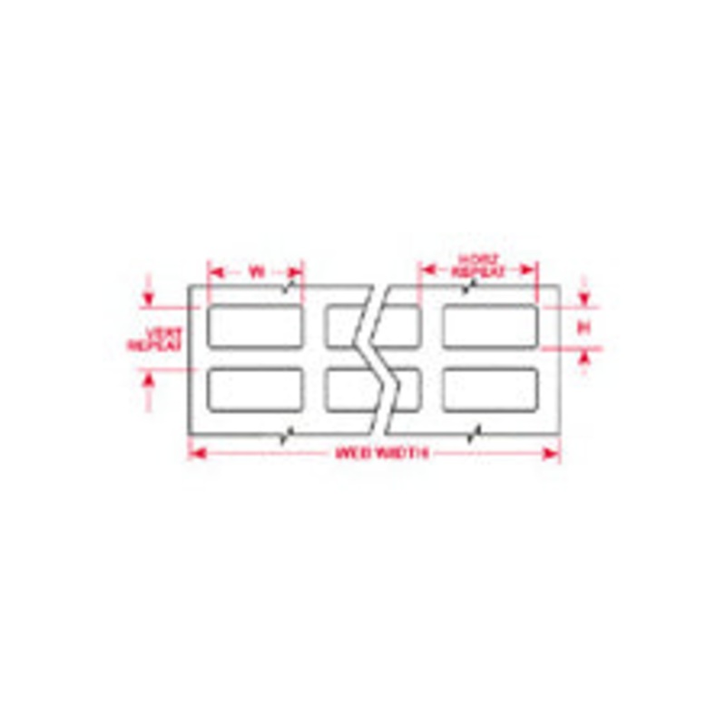 THT-38-497-10 Brady IP Printer Low-Profile Polyimide Labels