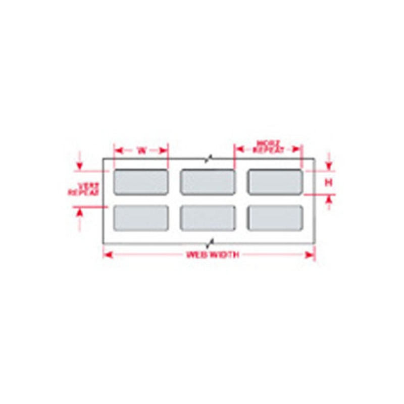 THT-5-435-10 Brady IP Printer Metallised Polyester Labels