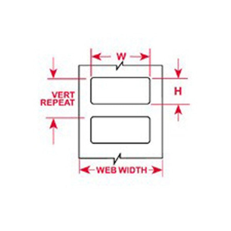 THT-72-457-10 Brady IP Printer High Temperature Polyimide Labels