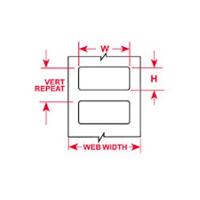 THT-78-408-1 Brady IP Printer Repositionable Paper Labels