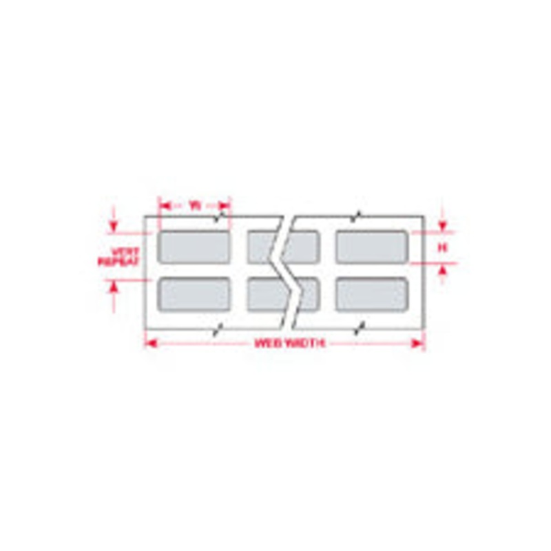 THT-92-498-2 Brady IP Printer Repositionable Vinyl Cloth Labels