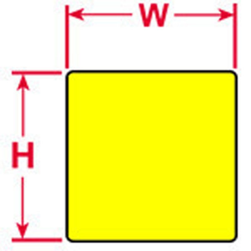 THTEP-21-7593-YL Brady IP Printer Polyethylene-Foam Laminate Labels