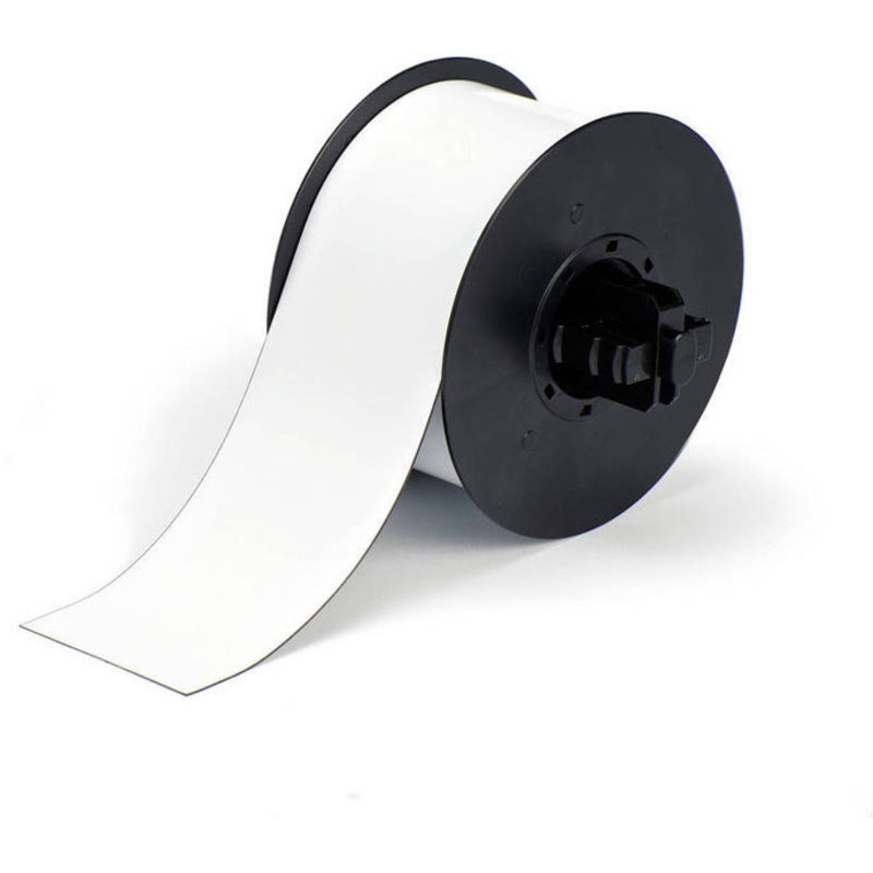 B30C-2500-509-WT – White Brady BBP33 Printable Magnetic Tape 63.50 mm x continuous