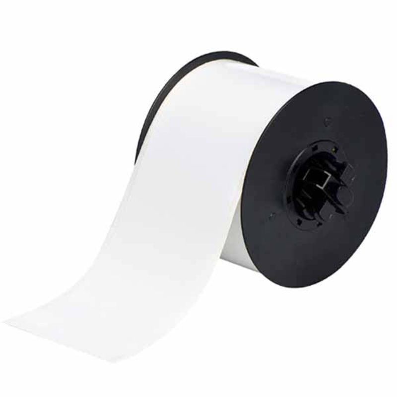 B30C-3000-595-WT – White Brady BBP33 Indoor-Outdoor Vinyl 76.20 mm x continuous