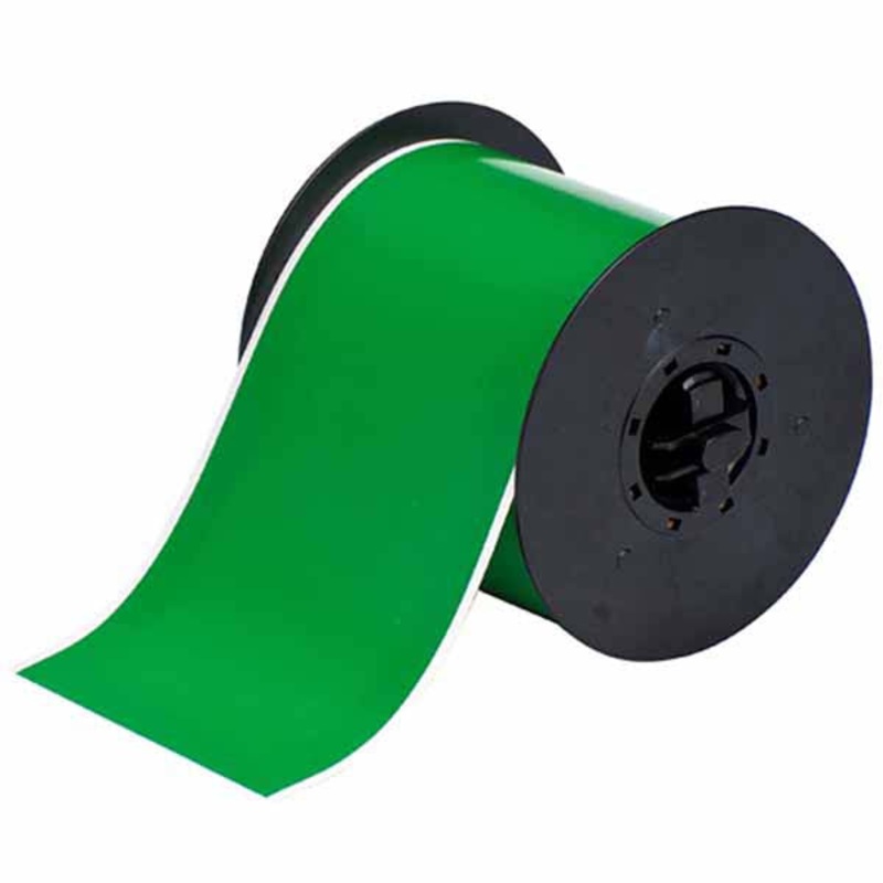 B30C-4000-569-GN – Green Brady BBP33 High Performance Polyester Tape 101.60 mm x continuous