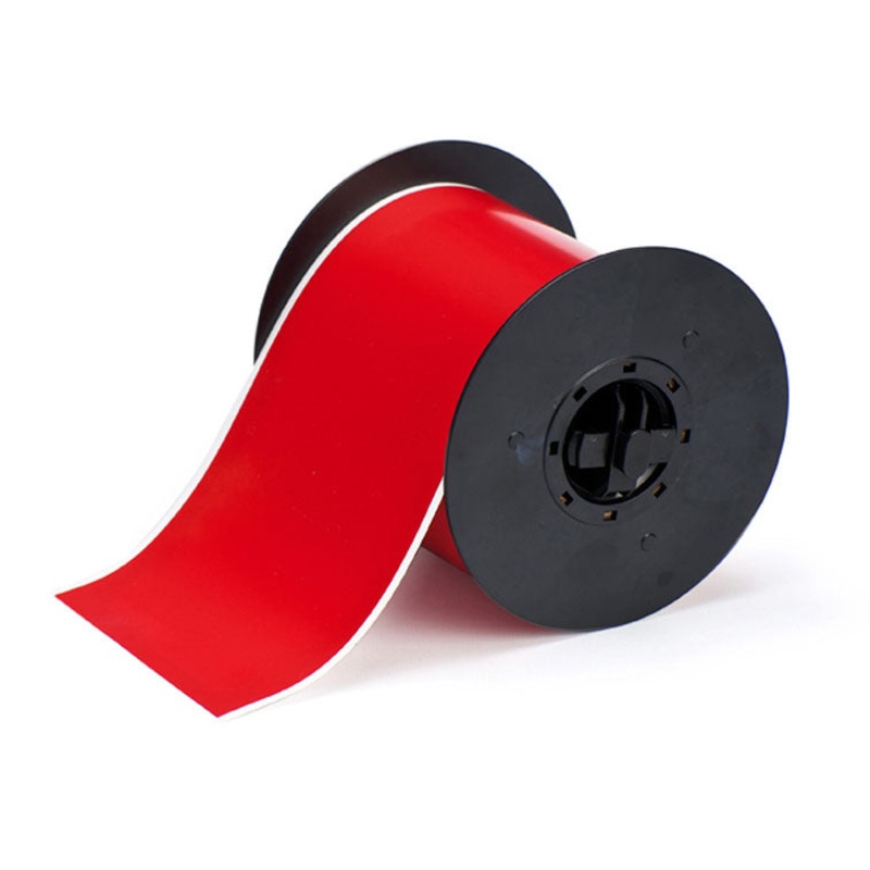 B30C-4000-569-RD – Red Brady BBP33 High Performance Polyester Tape 101.60 mm x continuous