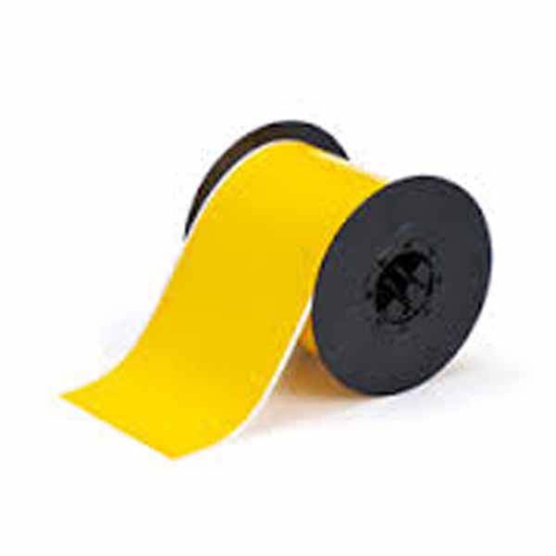 B30C-4000-581-YL – Yellow Brady BBP33 Repositionable Vinyl Tape 101.60 mm x continuous