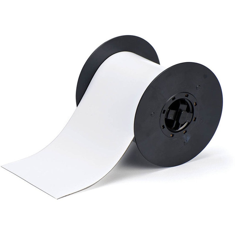 B30C-4250-509-WT – White Brady BBP33 Printable Magnetic Tape 107.95 mm x continuous