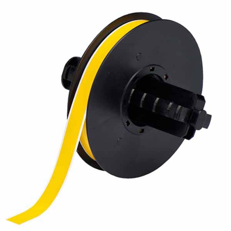 B30C-500-595-YL – Yellow Brady BBP33 Indoor-Outdoor Vinyl 12.70 mm x continuous