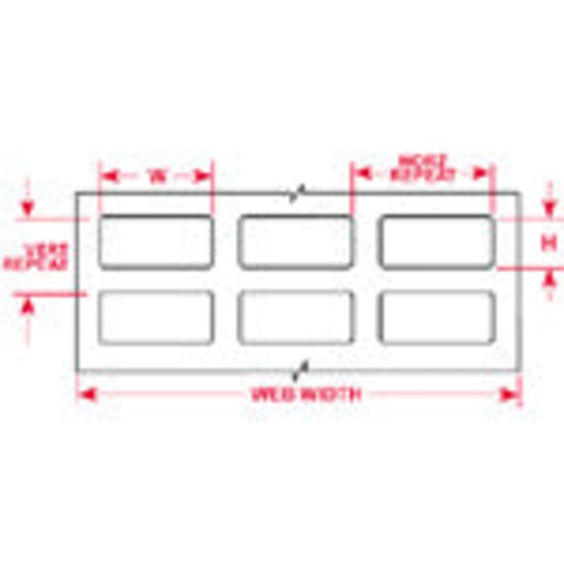 THT-2-437-10 Brady IP Printer Self-Extinguishing Tedlar Labels