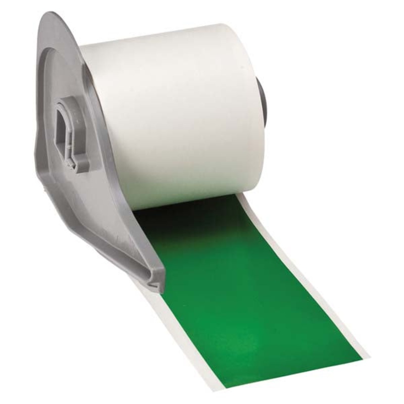 173251 BMP 71 Label Printer Tapes Green Gloss Permanent Vinyl