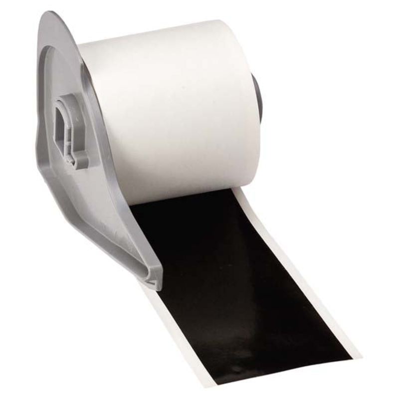 173256 BMP 71 Label Printer Tapes Black Gloss Permanent Vinyl