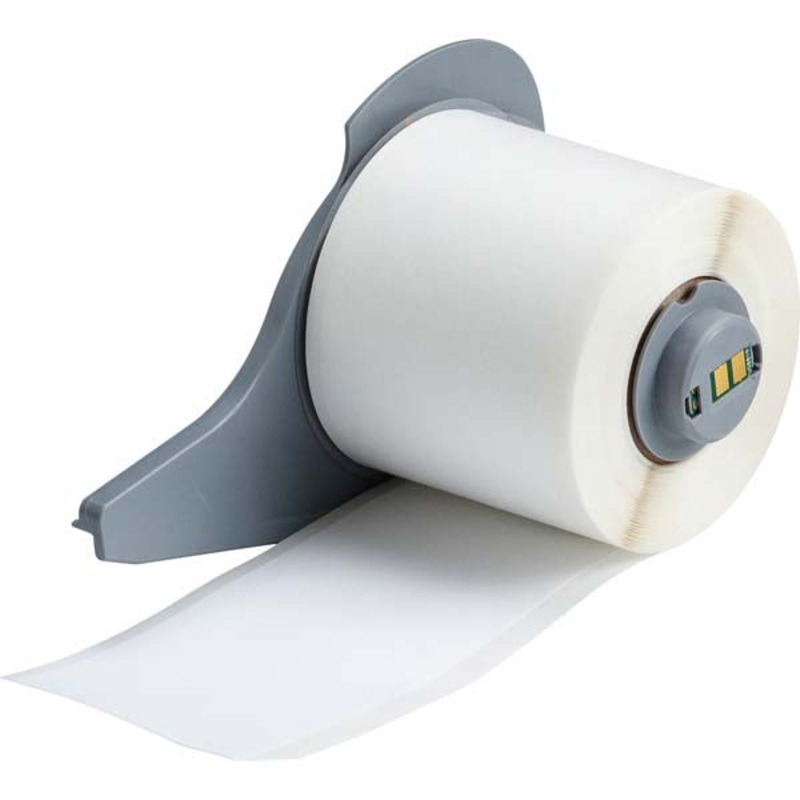 173263 BMP71 Labels White Matt Nylon Cloth
