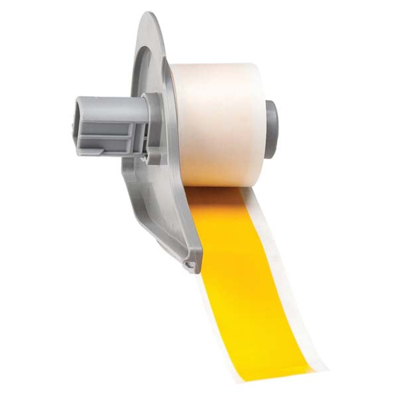173271 BMP 71 Label Printer Tapes Yellow Gloss Permanent Vinyl