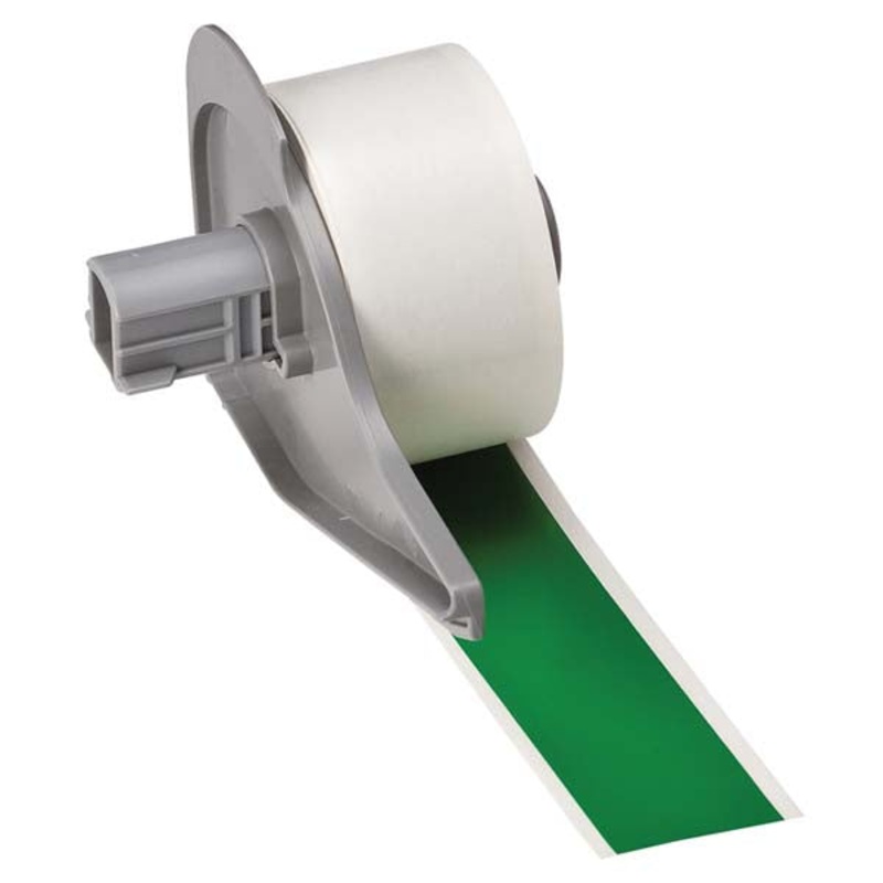 173282 BMP 71 Label Printer Tapes Green Gloss Permanent Vinyl