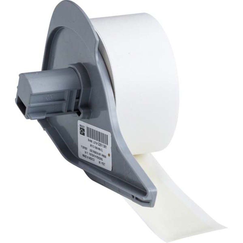 173284 BMP 71 Label Printer Tapes Clear Gloss Permanent Vinyl