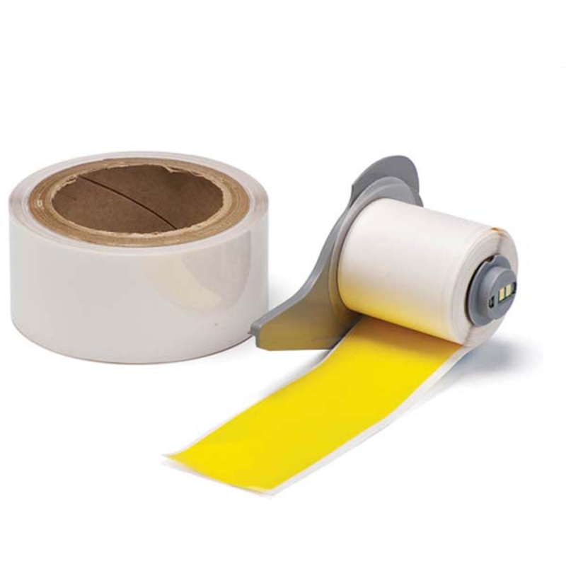 173387 BMP 71 Label Printer Labels Yellow Gloss Ultra Aggressive Polyester