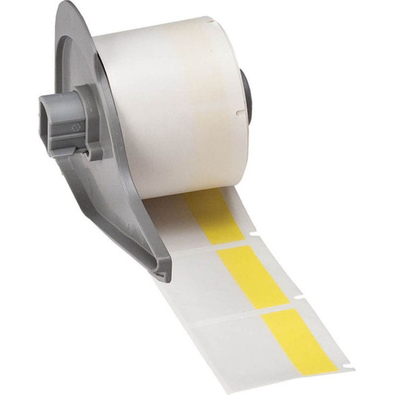 174605 BMP71 Labels Yellow-Translucent Matt Self-Laminating Vinyl
