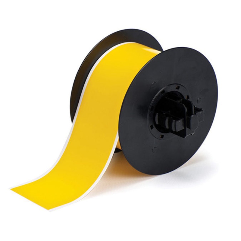 B30C-1125-549-YL – Yellow Brady BBP33 Cold Temperature Application Tape 28.58 mm x continuous