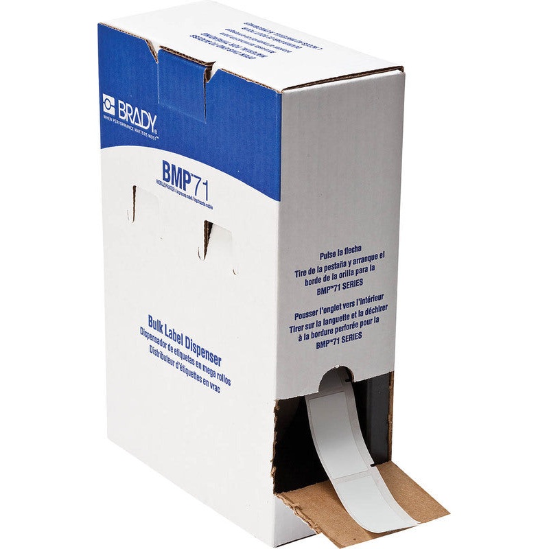 173449 Brady BMP 71 Self Laminating Labels – 25.40 x 63.50