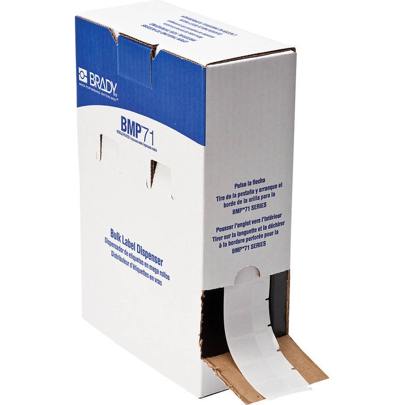 173451 Brady BMP 71 Self Laminating Labels – 19.05 x 38.10