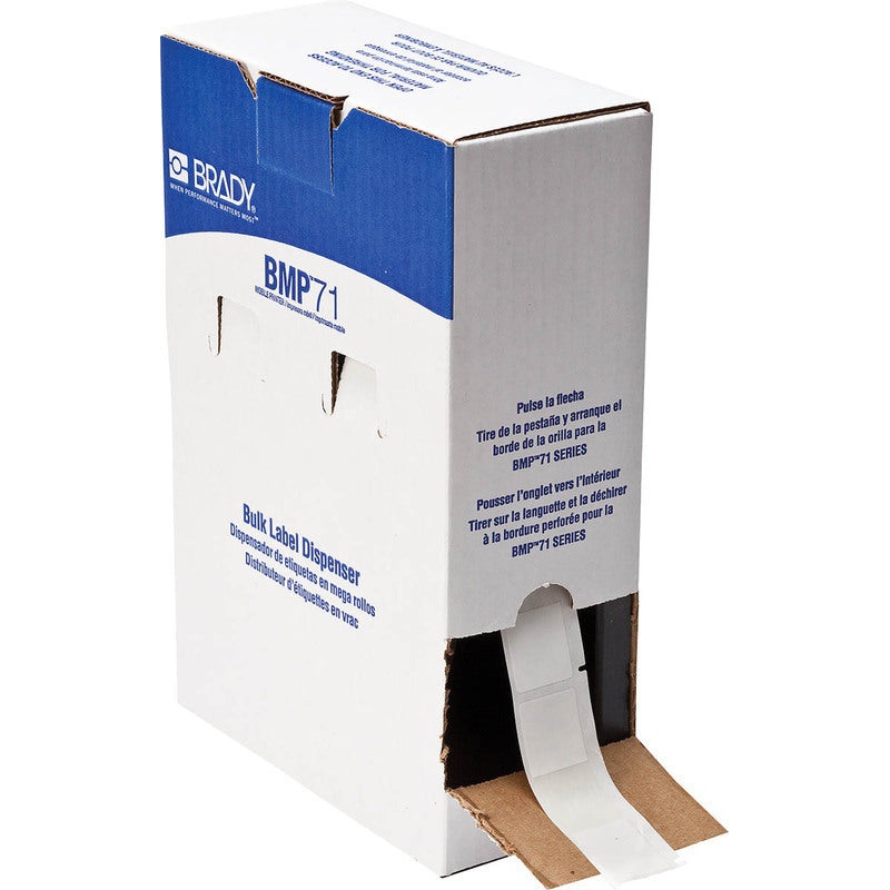 174492 Brady BMP 71 Self Laminating Labels – 25.4 x 85.72