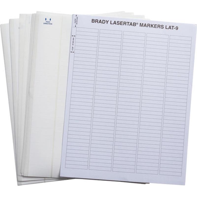 Brady ELAT-9-747W – Laser Printer Labels 8 x 6mm