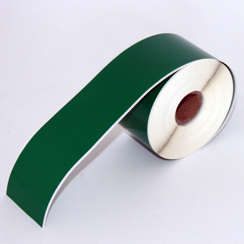 Q-V050GN – Green Continuous Vinyl Rolls – Permanent Adhesive – 50mm wide