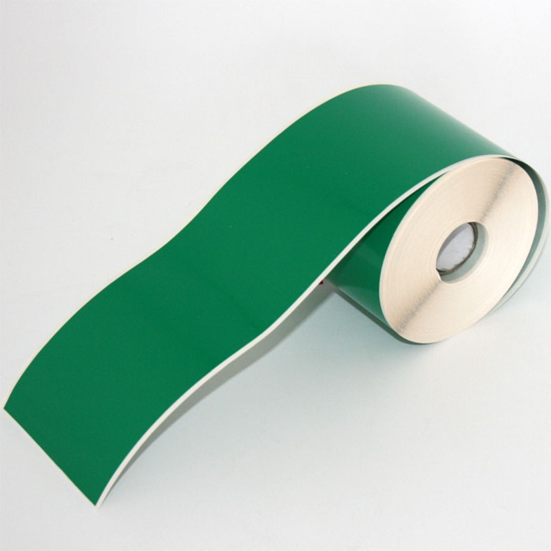 Q-V075GN – Green Continuous Vinyl Rolls – Permanent Adhesive – 75mm wide