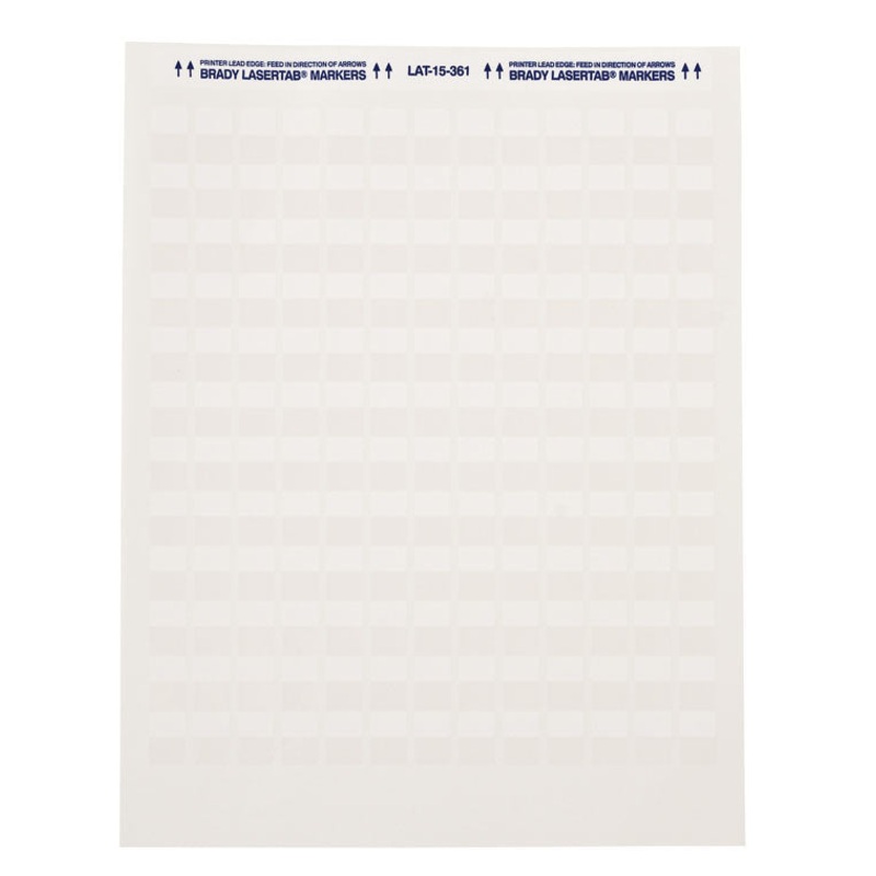 Brady ELAT-15-361-5 – Laser Printer Labels Size: 12 x 19mm